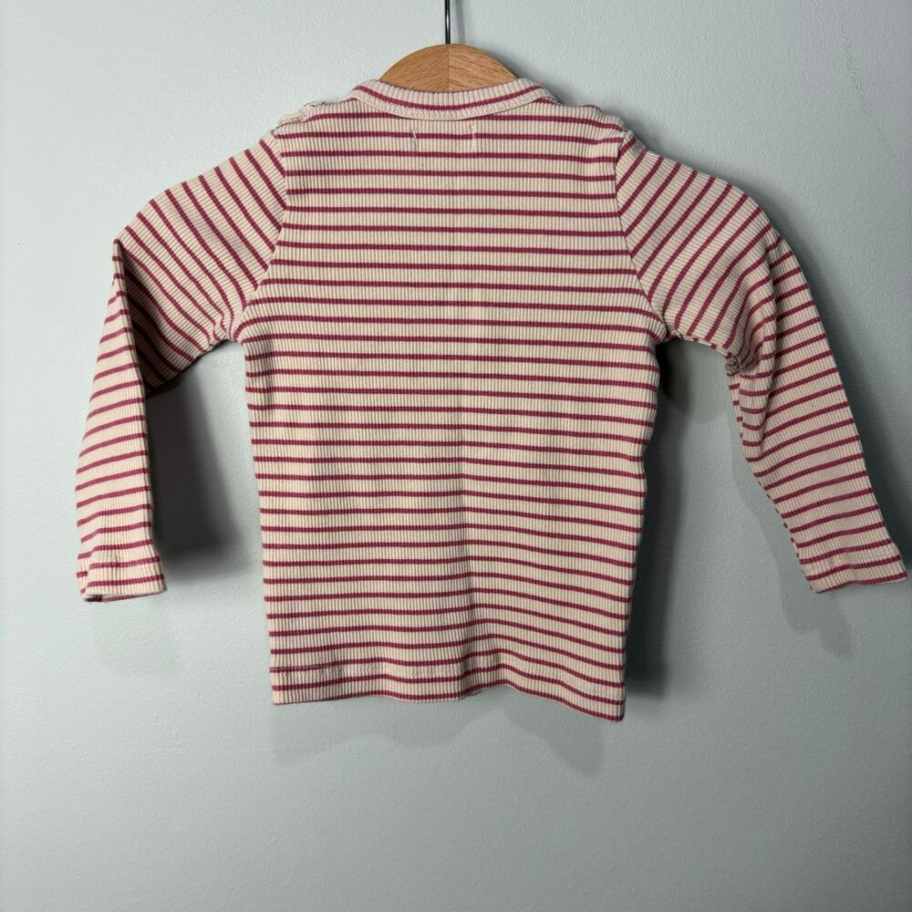 Maison Me Ribbed Ruffle Top 12-18m - Picture 4 of 4